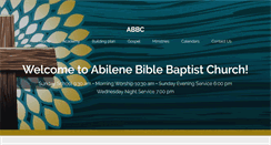 Desktop Screenshot of abilenebaptist.com
