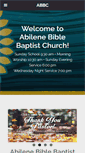 Mobile Screenshot of abilenebaptist.com